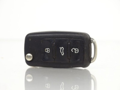 Ключ pilot складний ключ передавач skoda rapid i 5j 434 mhz 3t0837202l фото №1