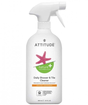 Attitude Płyn do Czyszczenia Prysznica Skórka Cytrynowa Citrus Zest 800 ml