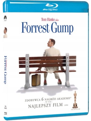 FORREST GUMP - BLU-RAY Polski Lektor Zdobywca 6 Oscarów FOLIA