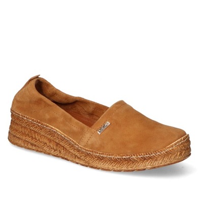 Espadryle Lemar 10125 Brązowe Zamsz 37