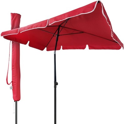 VOUNOT Prostokątny parasol ogrodowy 200cm x 125cm