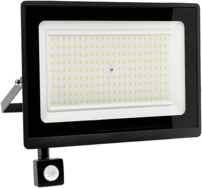 NASWIETLACZ HALOGENAS LED 150W 13500LM Z JUTIKLIU JUDĖJIMO I PRIEBLANDOS 2W1 