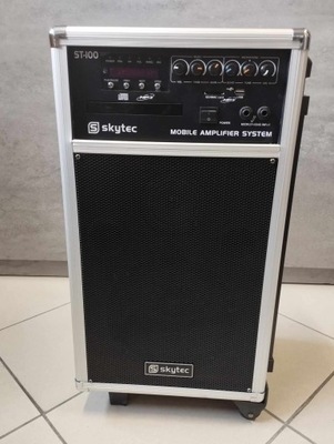 Zestaw karaoke kolumna aktywna Skytec ST-100