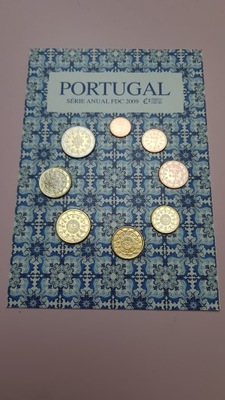 KMS Portugal 2009 Portugalia 1cent - 2 Euro FDC