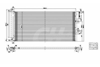 HART CONDENSADOR CONDENSADOR DE ACONDICIONADOR LINEA 1.3MJTD 07-  