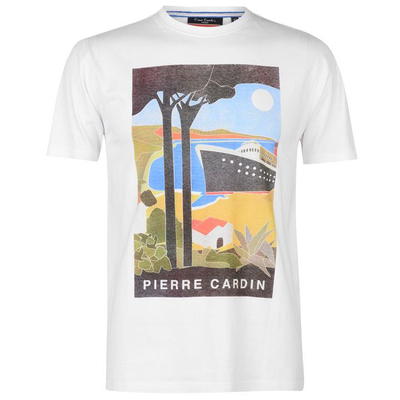koszulka męska biała Pierre Cardin Vintage S