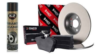 Тормозные диски тормозные колодки задняя nissan primastar 01- + zmywacz фото №1