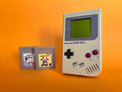 Konsola Nintendo Game Boy Classic + Gry Snoopy Mickey Mouse