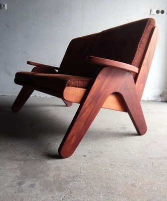 Duńska sofa tekowa Lata 70