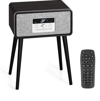 Auna Wieża stereo retro gramofon DAB+ FM CD BT USB