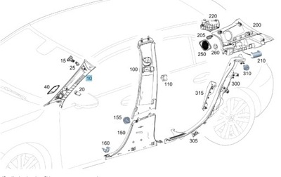 IZQUIERDA BRIDA DE SOPORTE A MERCEDES-BENZ CLASE A EN 177 A17769000007Q03 (01)  