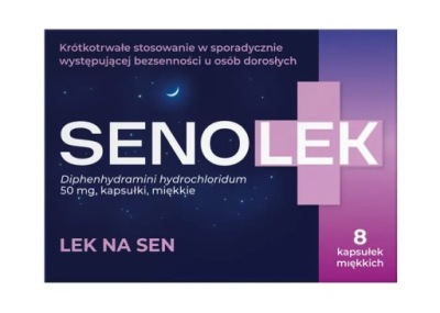 Senolek 50mg 8 kapsułek miękkich
