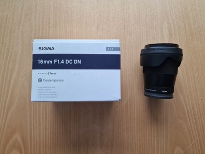 Obiektyw Sigma Sony E C 16/1.4 DC DN
