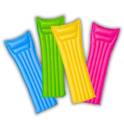 MATERAC DMUCHANY DO PŁYWANIA NA PLAŻĘ WODĘ MOCNY PLAŻOWY