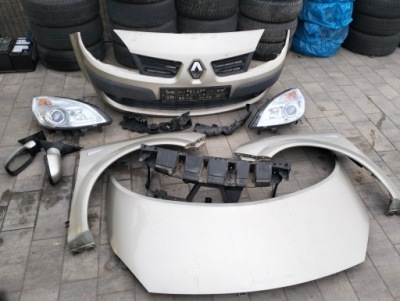 Бампер перед передний renault scenic ii 2 lift ted11 фото №1