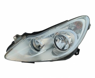 Лампа фара левый перед opel corsa d 13186381 фото №1