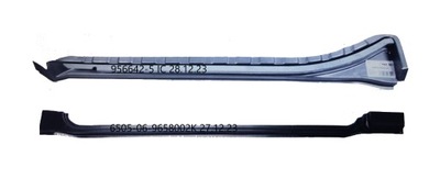 Порог дверь раздвижных с направляющая + порог наружный vw transporter t4 фото №1