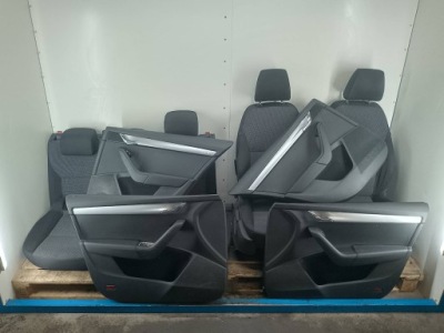 Сиденья заднее сиденье обшивки комплект skoda octavia iii liftback фото №1