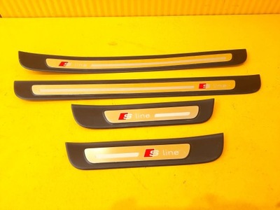 Audi a7 4g s-line молдинг поріг накладки комплект фото №1