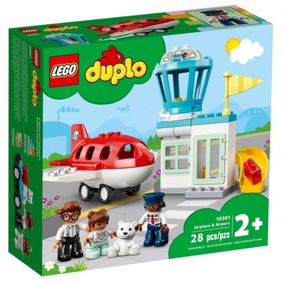 KLOCKI LEGO DUPLO 10961 SAMOLOT I LOTNISKO