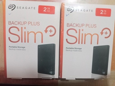 Seagate Backup Plus Slim 2TB Portable dysk USB 3.0 STDR2000200 tylko 36h