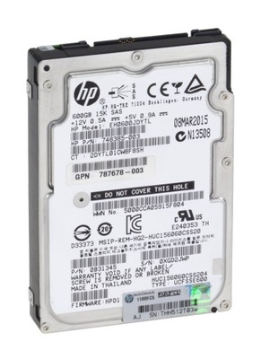HDD HGST HP 600GB 2,5 15K SAS 12Gb HUC156060CSS20