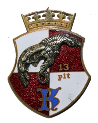 Odznaka 13 Pułk Lotnictwa Transportowego Kraków WP III RP wersja 2