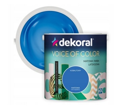 DEKORAL Voice of Color Farba Kobaltowy 2,5l