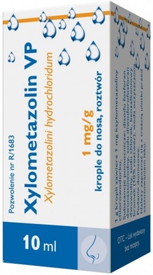 Xylometazolin VP krople do nosa 0,1% 10 ml