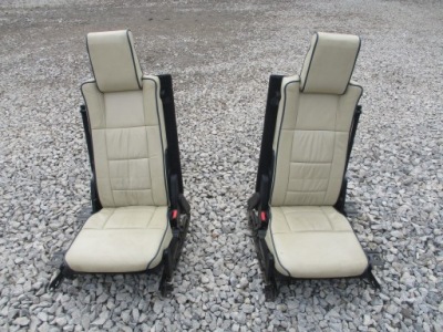 Сидіння заднє сидіння iii 3 ряд land rover discovery iii beż шкіра фото №1