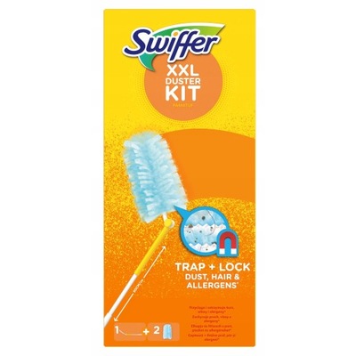 SWIFFER XXL Miotełka do Kurzu Składana + 2 Wkłady