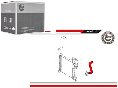 ПАТРУБОК РАДИАТОРА MERCEDES SPRINTER ESEN SKV
