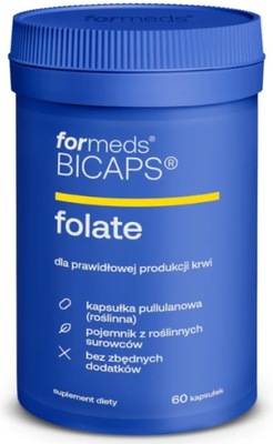 Bicaps Folate 60 kapsułek kwas foliowy ForMeds