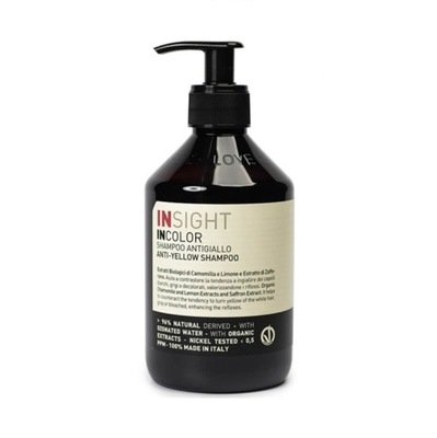InSight Incolor Anti-yellow szampon niwelujący żółte odcienie 400 ml