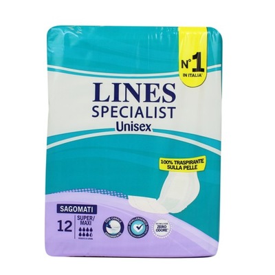 Lines Specialist, 12 wkładek na nietrzymanie moczu