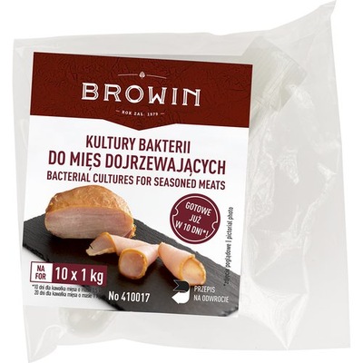 Kultury bakterii do mięs wędlin dojrzewających - 2 g na 10 kg Browin