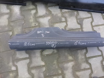 Skoda rapid 5j toledo левый порог оригинал новый фото №1