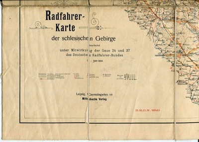 ŚLĄSK / SCHLESISCHEN GEBIRGE :: mapa rowerowa