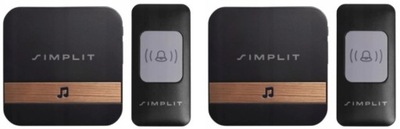 DZWONEK BEZPRZEWODOWY BEZBATERYJNY DO DRZWI FURTKI WODOODPORNY