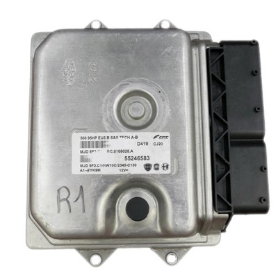Блок управления fiat 500 55246583 mjd8f3.c1 + программирование фото №1