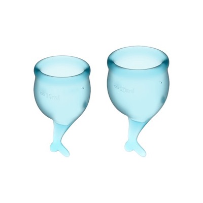 Satisfyer Menstrual Cup Set Light Blue