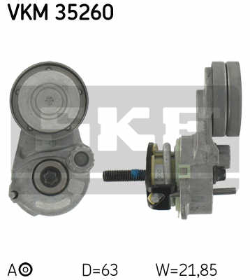 РОЛИК НАТЯЖИТЕЛЬНЫЙ PK SKF VKM 35260 VKM35260