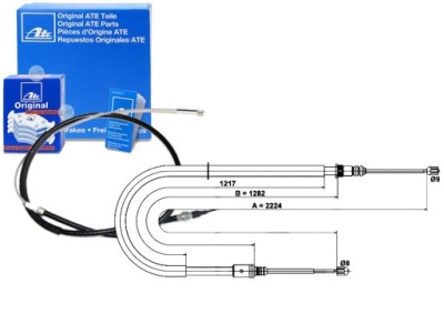 Ate трос гальма ручного renault laguna laguna i фото №1