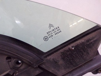 Скло двері правий перед citroen c3 pluriel фото №1