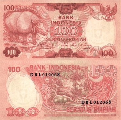 # INDONEZJA - 100 RUPII - 1977 - P-116 - UNC