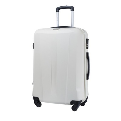 Średnia walizka PUCCINI PARIS ABS03B 0 Biała