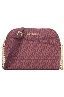 Torebka skórzana Michael Kors JET Set Travel bordo