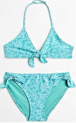 H&M strój kąpielowy bikini 146/152 stokrotki