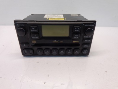 Toyota land cruiser j120 prado радіо заводський cd 08600-01002 фото №1