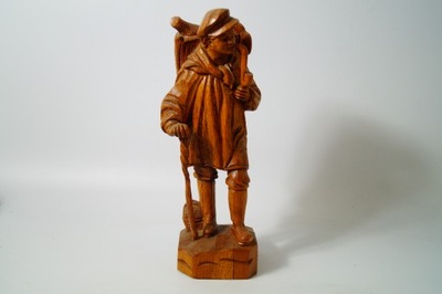 Wędrownik rzeźba drewniana figura